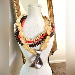 Vintage Simon Sebbag Statement Necklace